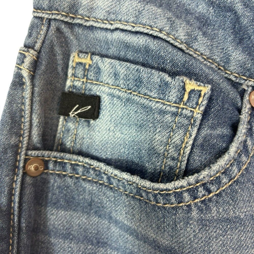 KanCan Boyfriend Jeans Mid Rise Distressed Denim KC8281M Womens 7 / 27 - Picture 7 of 10